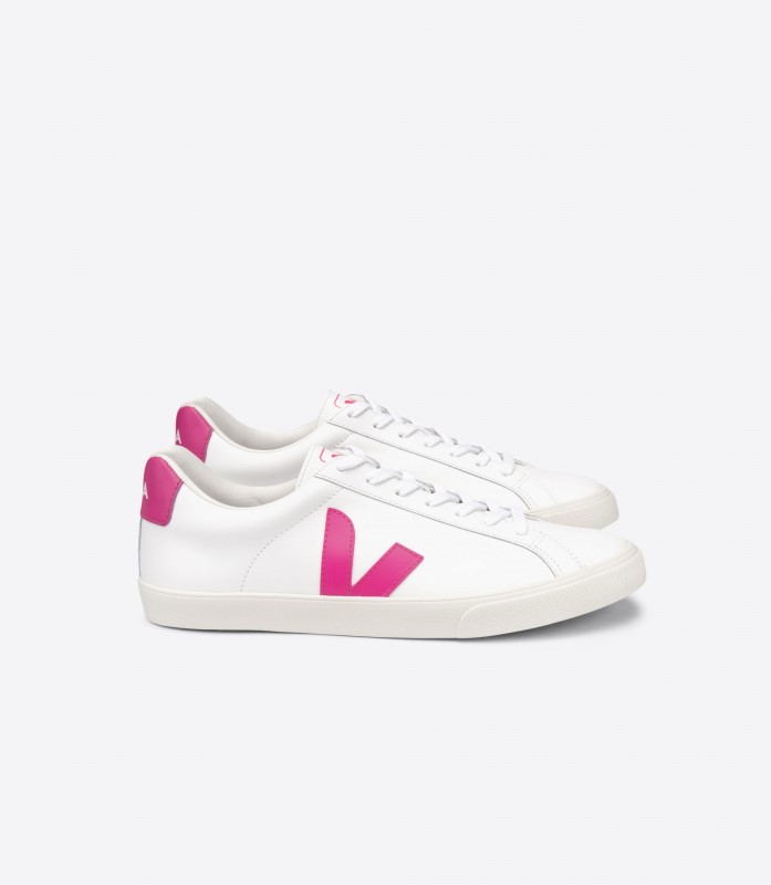Veja Leather White Mia συλλογή