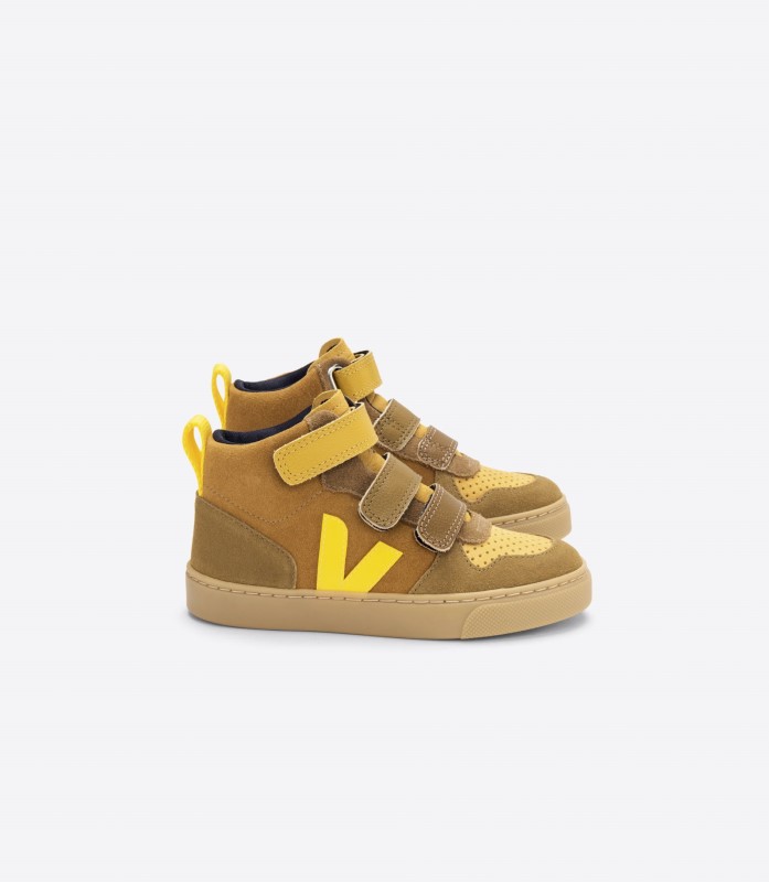 αυθεντικό τόνικ Veja Mid Suede Multico Camel