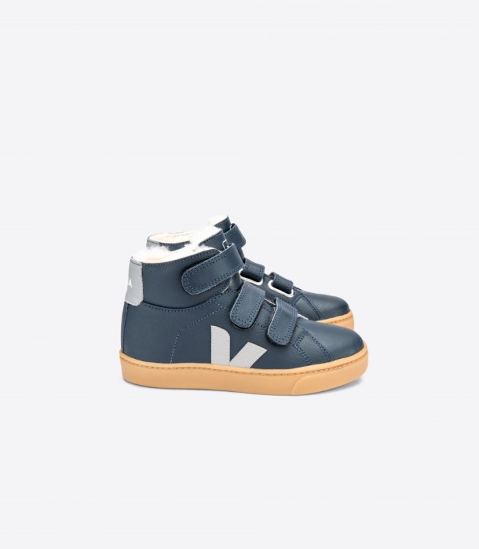 Veja Esplar Mid Fured Leather Nautico Oxford Grey